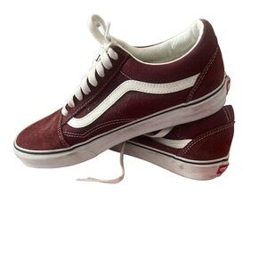 BURGUNDY VANS